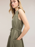 Vestito con coulisse in popeline image number 0