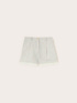 Pantaloni cropped in misto lino image number 3