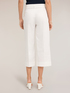 Pantaloni cropped in tela misto cotone image number 1