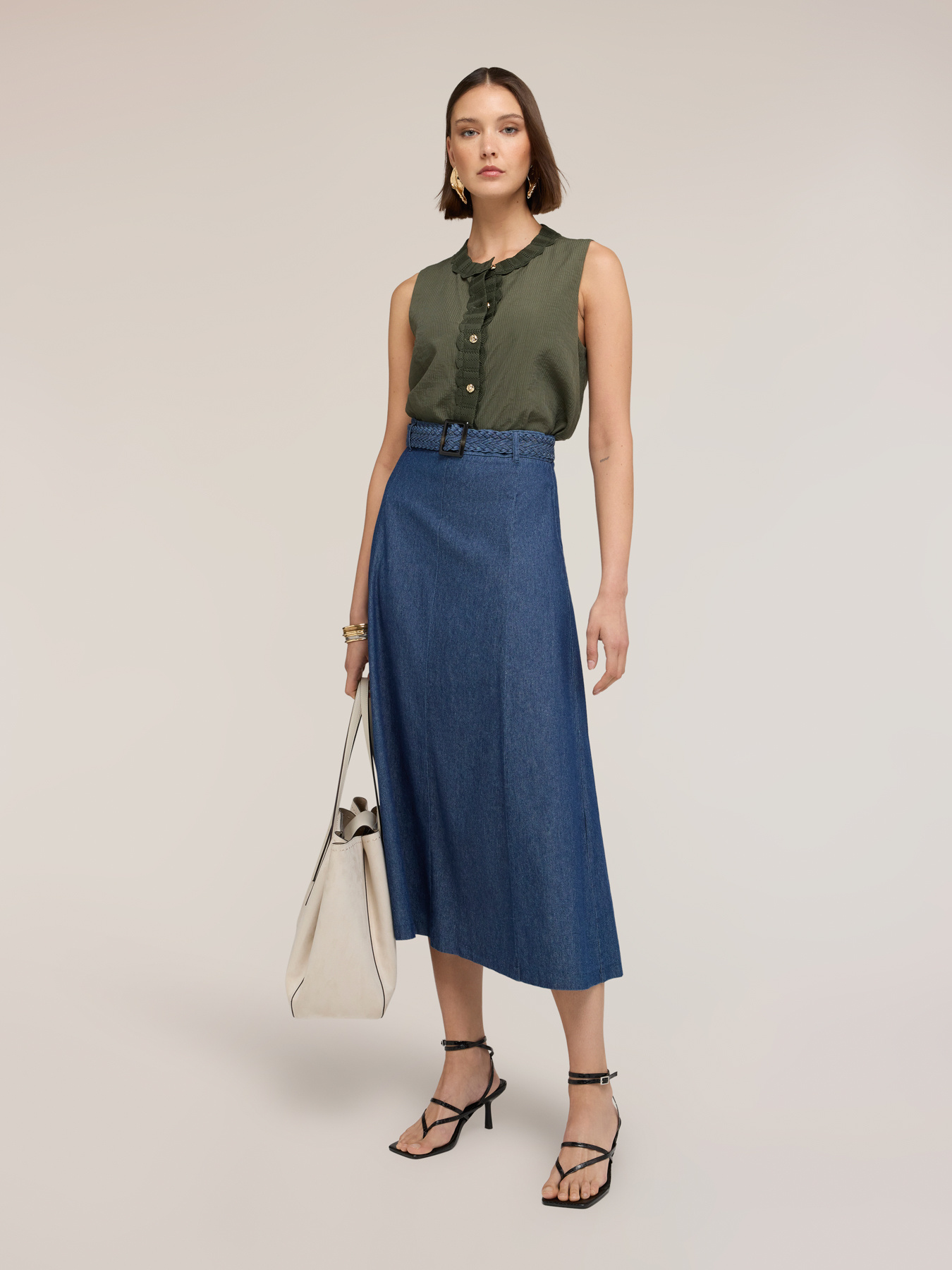 Gonna a teli in chambray image number 2