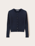 Cardigan in maglia a coste orizzontali image number 4