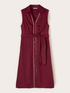 Vestito chemisier in twill con cintura image number 4