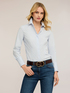 Camicia in popeline a righe image number 0