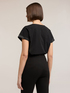 T-shirt bimaterica misto cotone image number 1
