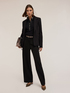 Giacca blazer monopetto in punto milano image number 0