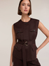 Gilet sahariana misto lino lyocell image number 0