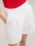 Shorts a vita alta in sangallo image number 3