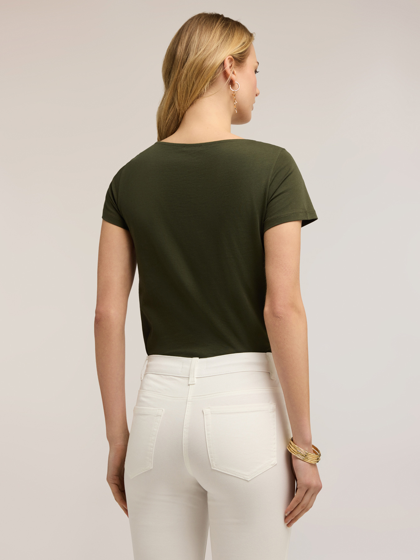 T-shirt con motivi cut-out image number 1