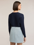 Cardigan in maglia a coste orizzontali image number 1