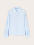 Camicia in cr&ecirc;pe de chine con colletto classico image number 3