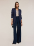 Giacca blazer monopetto in punto milano image number 0