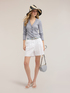 Cardigan in maglia a coste misto lurex image number 2