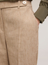 Pantaloni palazzo misto lino image number 3