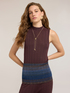 Maglia dolcevita con orlo lurex image number 0