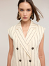Gilet gessato The Tailoring Lab image number 3