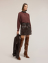 Blusa fluida con colletto ricamato image number 3