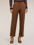 Pantaloni wide in tessuto tecnico misto cotone image number 2