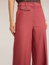 Pantaloni palazzo fluidi con piega stirata image number 3
