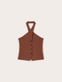 Top halter neck The Tailoring Lab image number 5