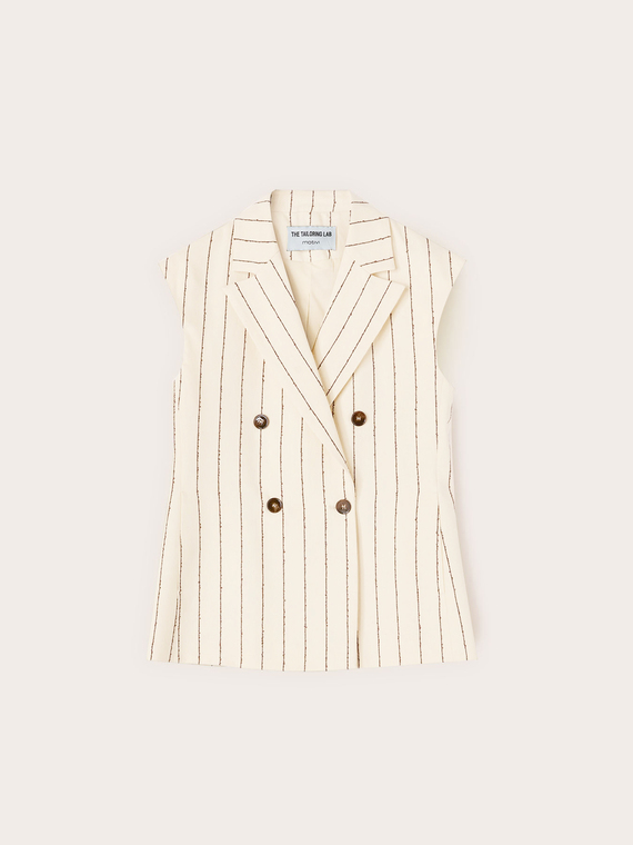 Gilet gessato The Tailoring Lab