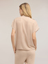 Camicia in georgette laminata con tasche image number 1