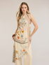 Top asimmetrico con stampa floreale image number 1