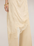 Vestito asimmetrico in raso con drappeggio image number 3