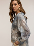 Blusa in mussola di cotone con stampa image number 3