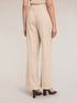 Pantaloni palazzo in misto lino a righe image number 1