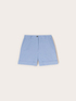 Shorts in misto lino con risvolto image number 4