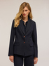 Giacca blazer monopetto in denim image number 0