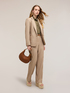 Blazer monopetto misto lino image number 3