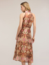 Vestito chemisier in tela con stampa ikat image number 1