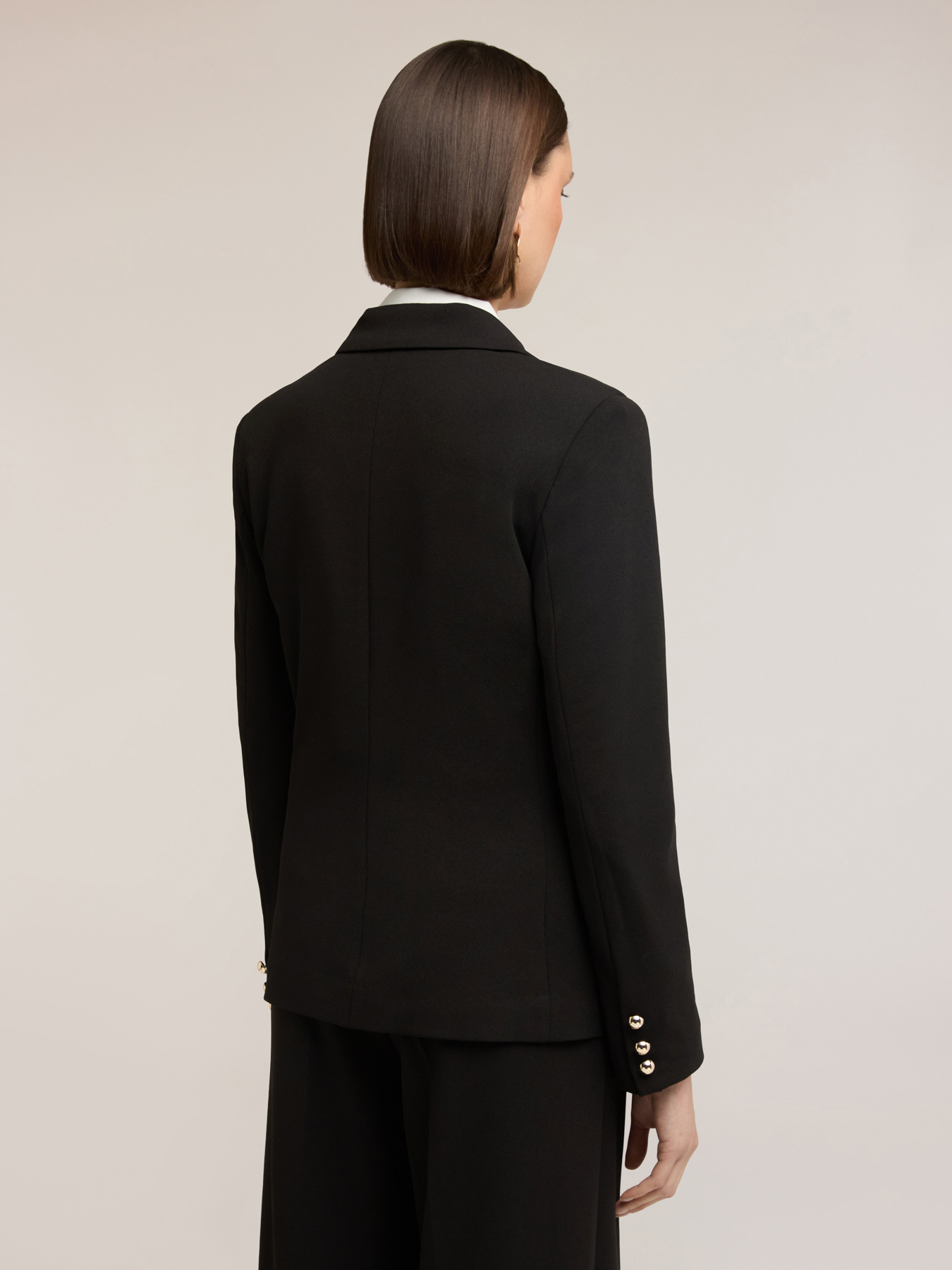 Blazer monopetto con fodera interna a righe image number 1