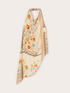 Top asimmetrico con stampa floreale image number 3