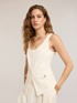Gilet fitted con bottoni image number 0