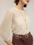 Maglia traforata in misto viscosa image number 2