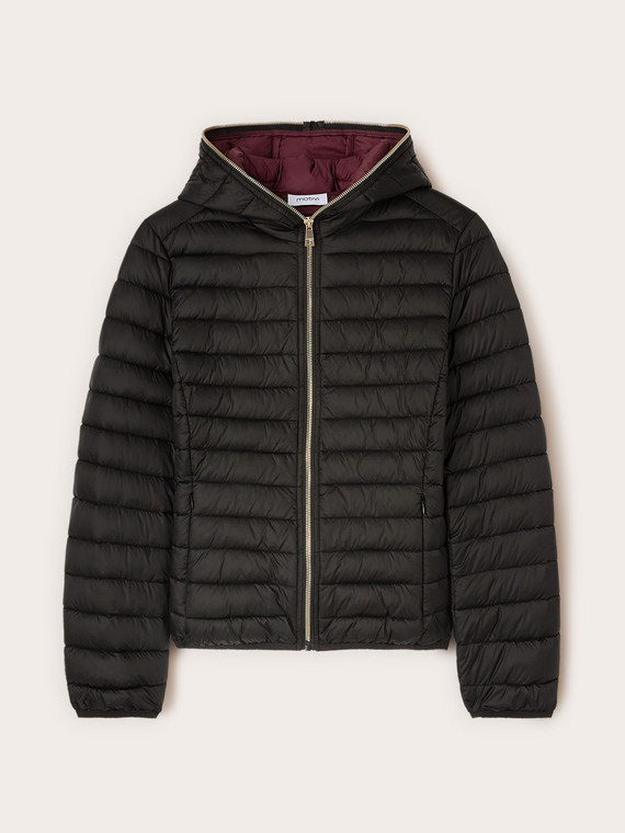 Piumino lightweight con cappuccio