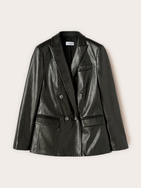 Giacca blazer doppiopetto con revers
