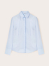 Camicia in popeline con bottoni nascosti image number 4