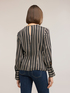 Blusa a righe con incrocio image number 1
