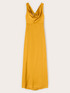Vestito lungo in raso con drappeggio image number 4