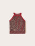 Top in maglia fine viscosa fiammata image number 4