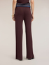 Pantaloni palazzo pliss&eacute; in maglia di viscosa lurex image number 1