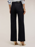 Jeans palazzo con bottoni decorativi image number 1
