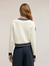 Cardigan in maglia con bordi a contrasto image number 1