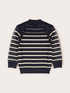 Maglia a righe con trasparenze image number 4
