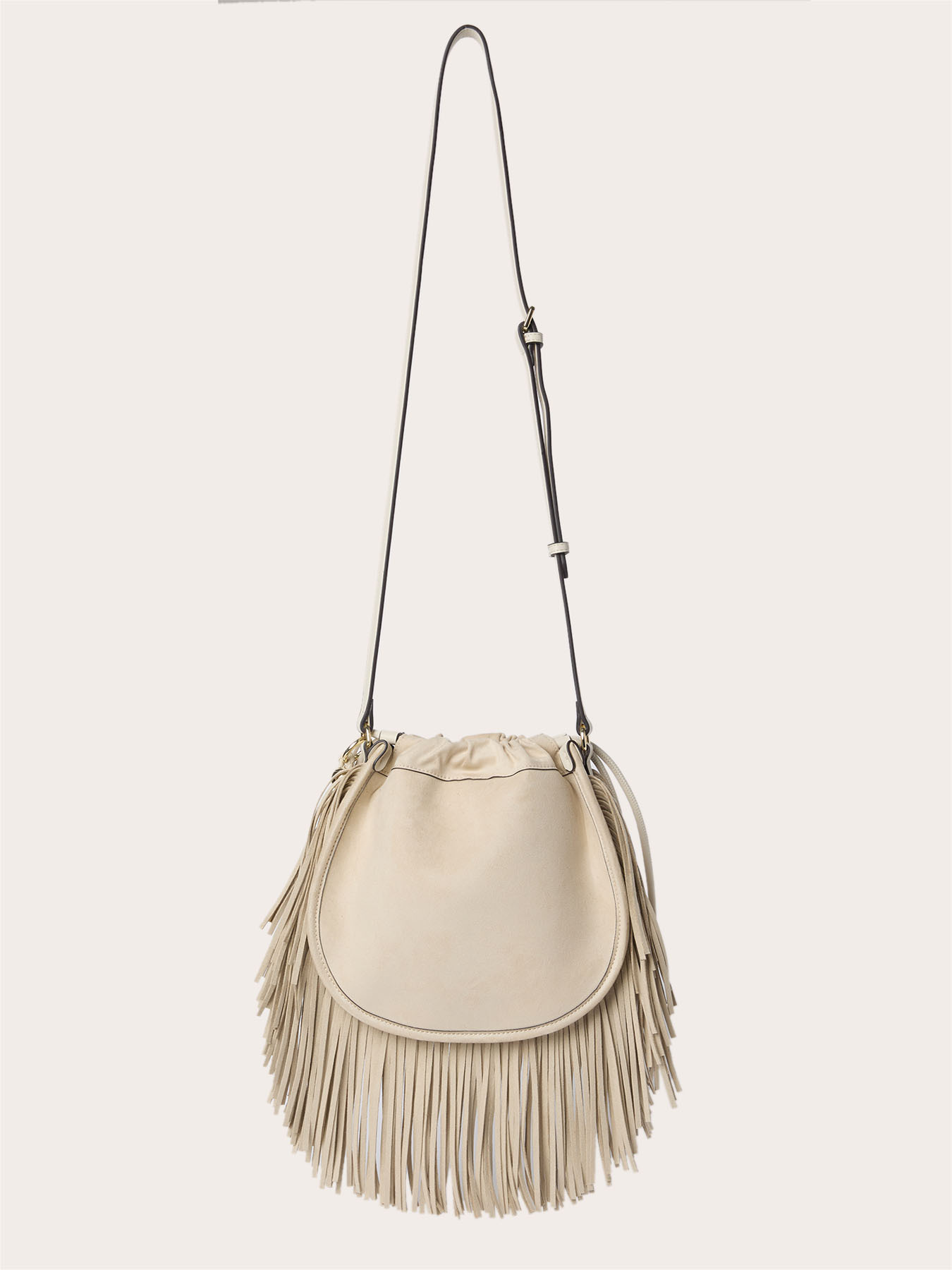 Borsa a tracolla con frange image number 2