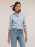 Camicia in popeline a righe image number 2