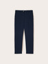 Pantaloni chino in jersey cr&ecirc;pe image number 3